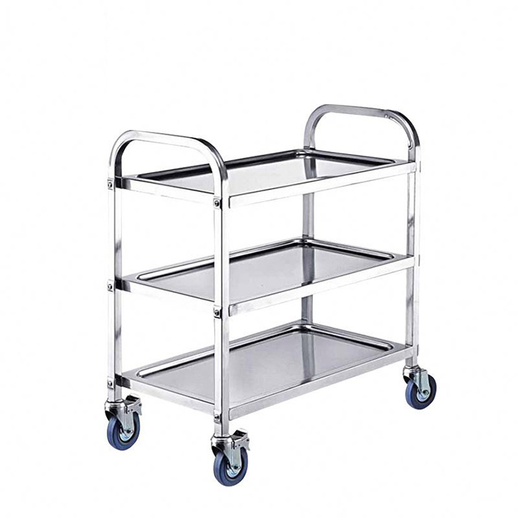 3 Tier Kitchen Dining Hall of Food Service Utility Cart