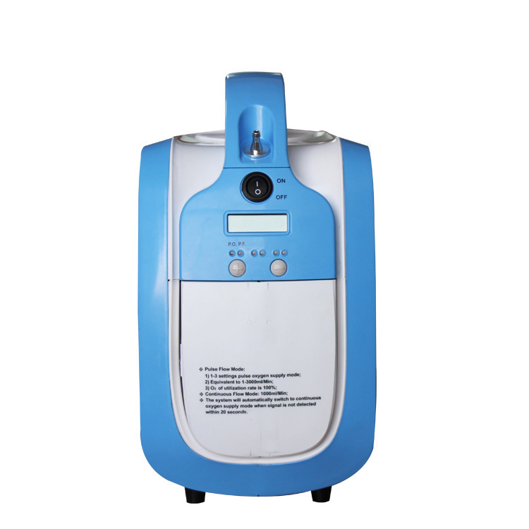 3LPM Portable Oxygen Concentrator yokhala ndi Battery Power Pulse Flow ndi Kuyenda Kopitirira