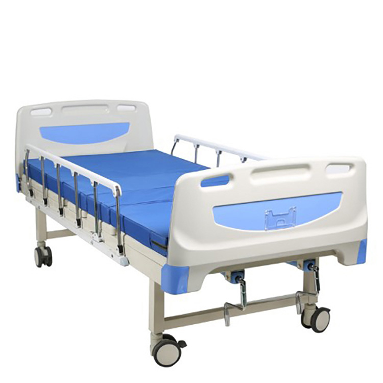 ABS Head Board Manual Two Crank Hospital Bed ya Clinc ndi Hospital