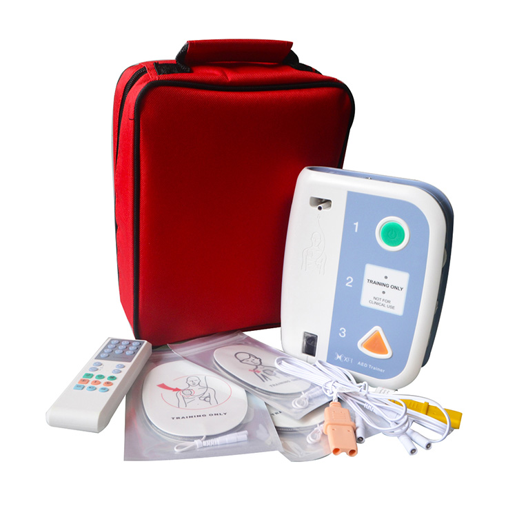 AED Trainer Automated External Defibrillator Kuphunzitsa Thandizo Loyamba la Zida Zophunzitsira Zinenero Pasukulu za CPR