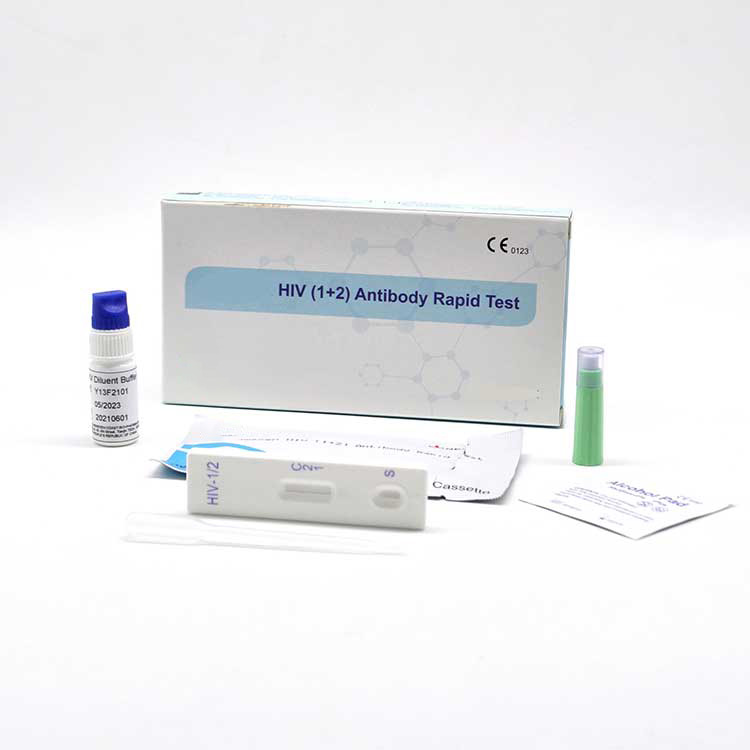 Magazi Ovomerezeka a Ce0123 1+2 Home Gwiritsani Ntchito Hiv Aids Self Test Strips Kits