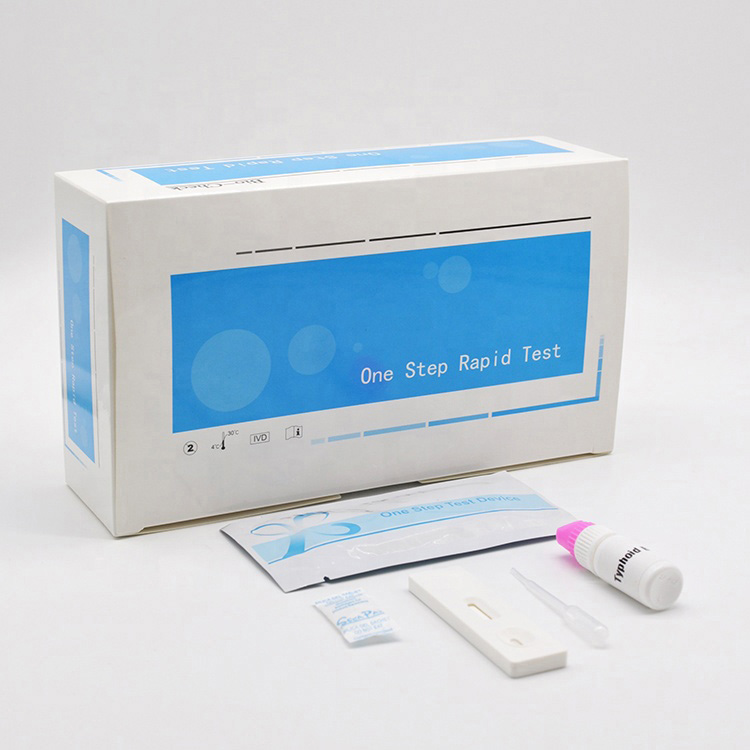 Dispoable Medical Salmonella Typhoid Antigen Rapid Test Kit Cassette