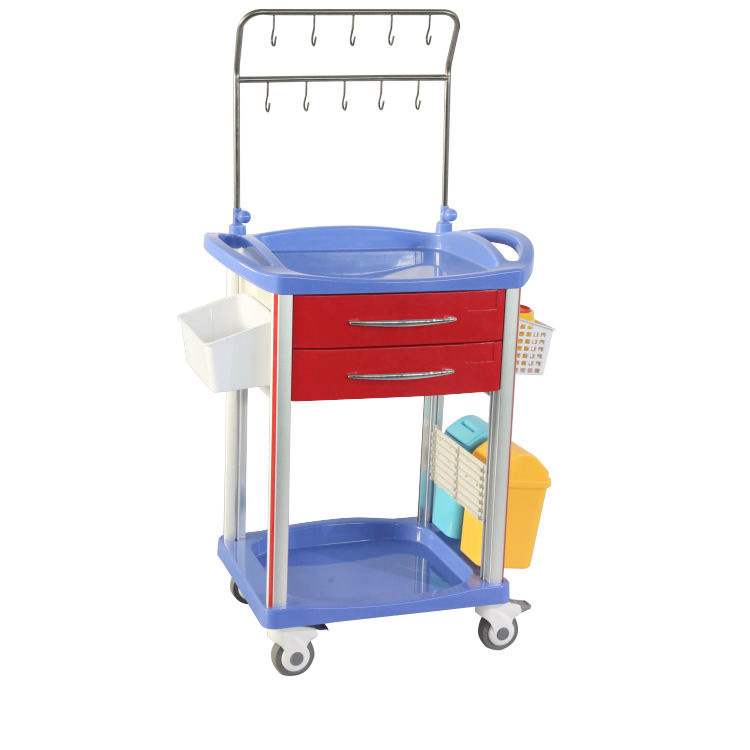 Thandizo Loyamba la ABS Medicine Delivery Trolley