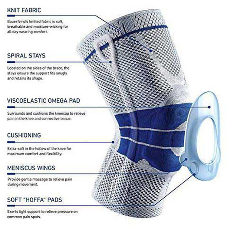 Knee Support Kneepad Panja Kukwera Masewera Okwera Kuteteza Chitetezo