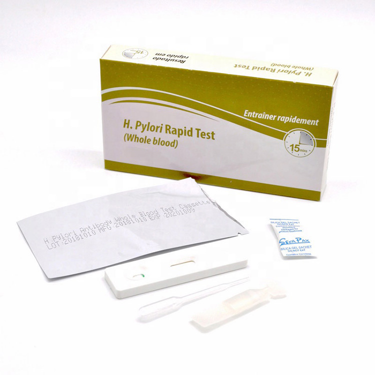 Kaseti ya Medical H.pylori Rapid Test Kits