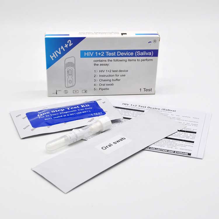 Medical Oral Hiv Yodziyesa Yekha Malovu Rapid Test Kit