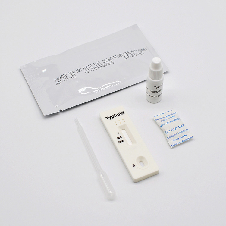 Kugwiritsa Ntchito Zachipatala Professional Typhoid Igg Igm Rapid Test