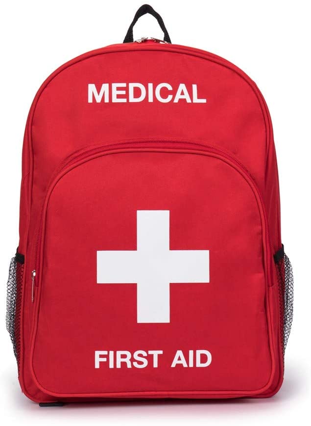 Chikwama cha Red Nylon Medical First Aid Backpack