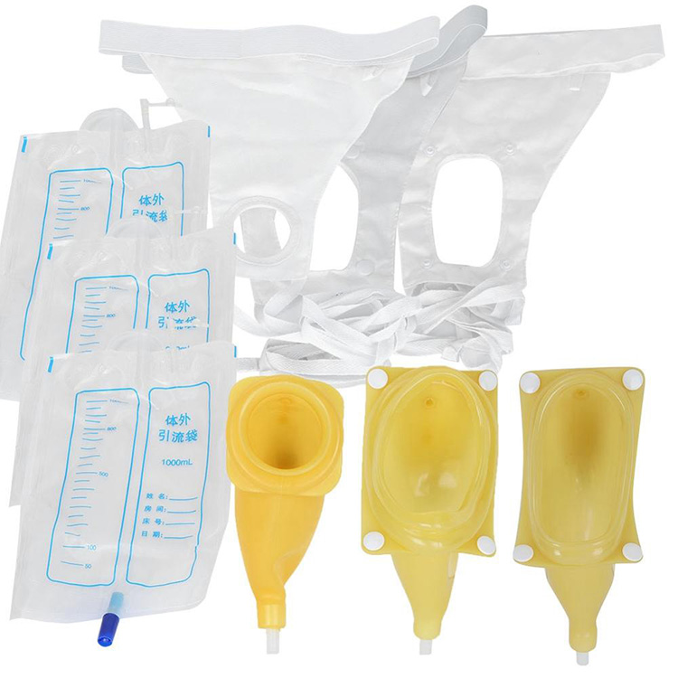 Thumba la Silicone Urine Collector Bag Akuluakulu Akukodza Ndi Matumba a Catheter ya Mkodzo Wa Amuna Achikulire Akazi Okalamba Chimbudzi